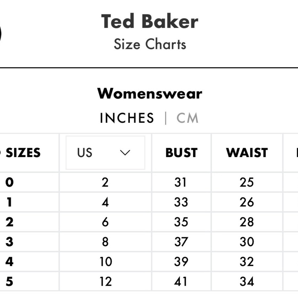 TED BAKER London Cameela Opulent Bloom Floral Midi Dress Mini Size 0 / US 2 - Picture 14 of 15